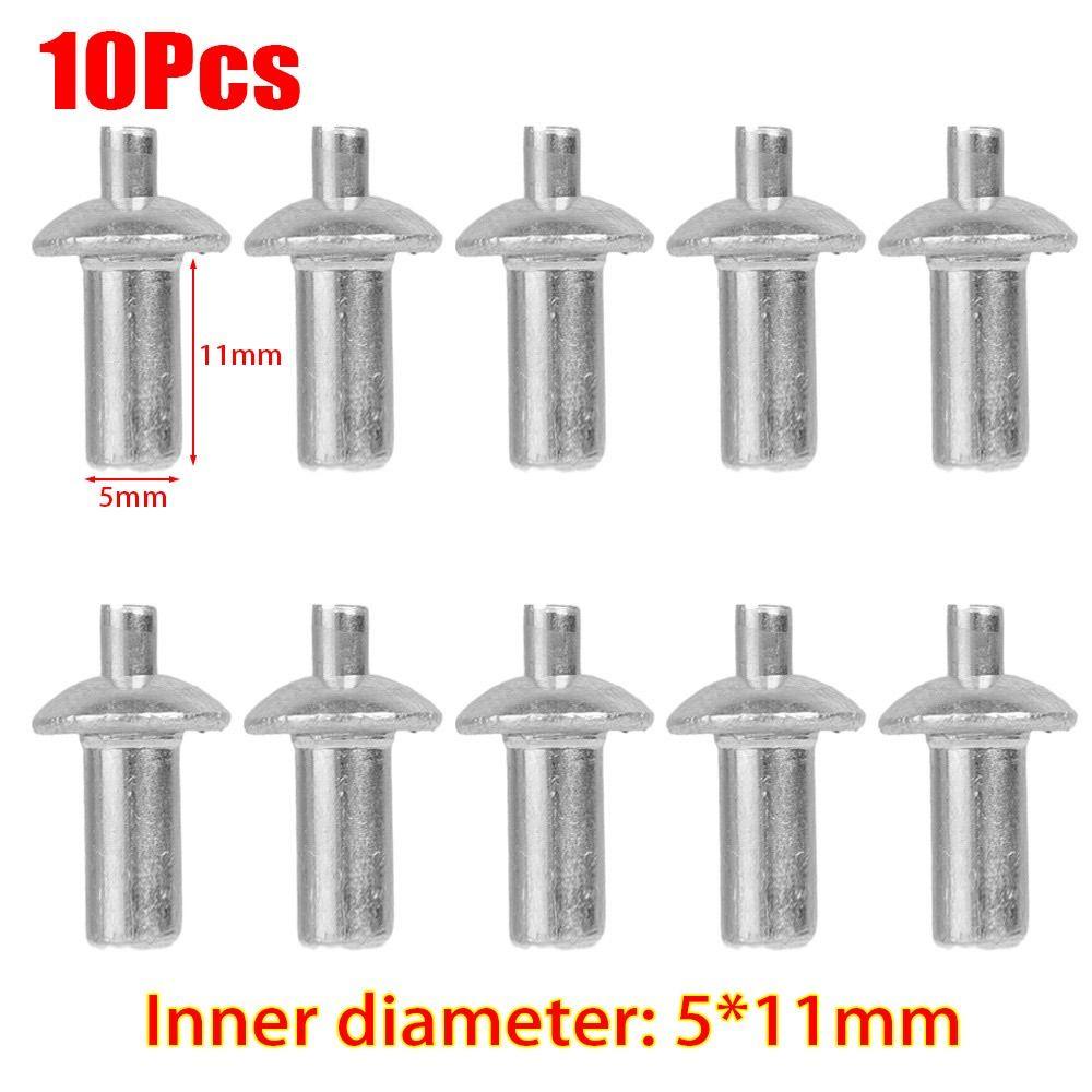 10 шт. крепежный инструмент нарезка винтов для расширения крепеж фурнитура гвозди для расширения заклепки для расширения 10Pcs 5x11mm